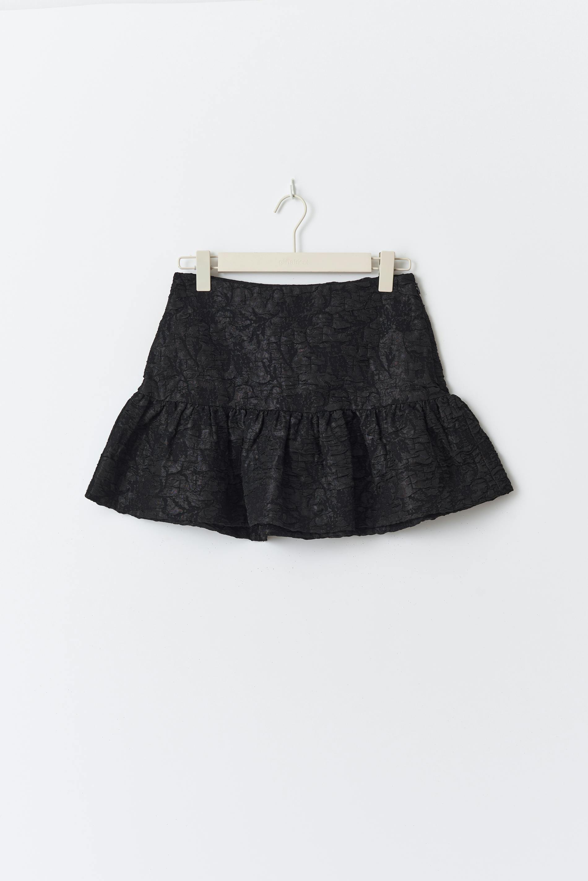 Brocade mini skirt
