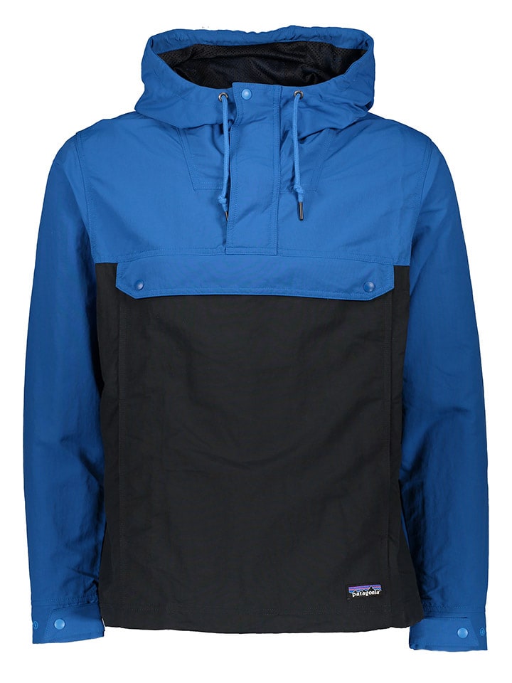 Patagonia Windbreaker in Schwarz/ Blau günstig kaufen