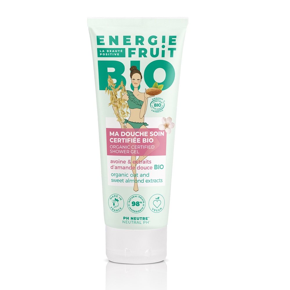 energie fruit MA DOUCHE SOIN BIO | AVOINE & EXTRAIT D'AMANDE DOUCE Gel douche certifié BIO