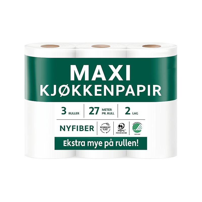 Soft Kjøkkenpapir 3-pk Maxi