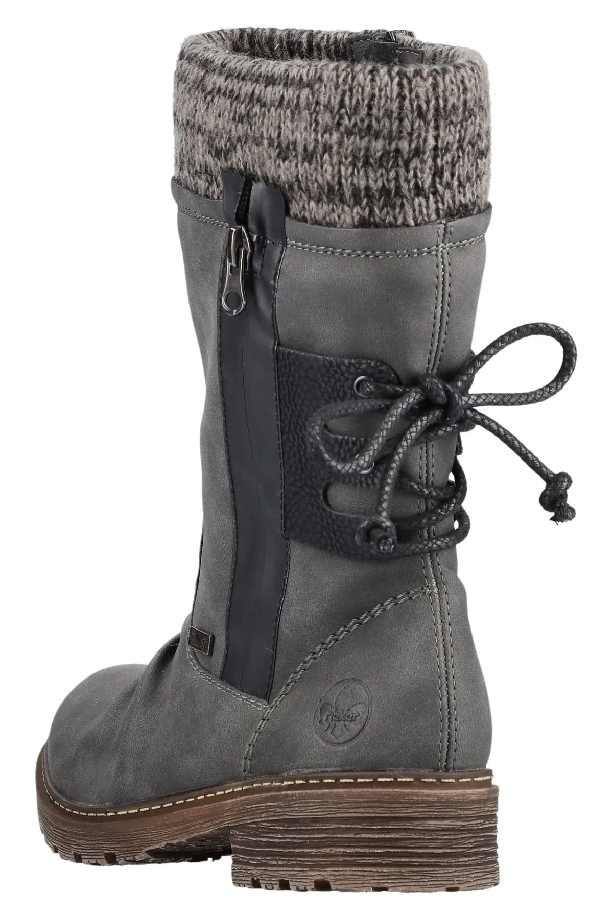 Rieker  Stiefel - Grau - Blockabsatz