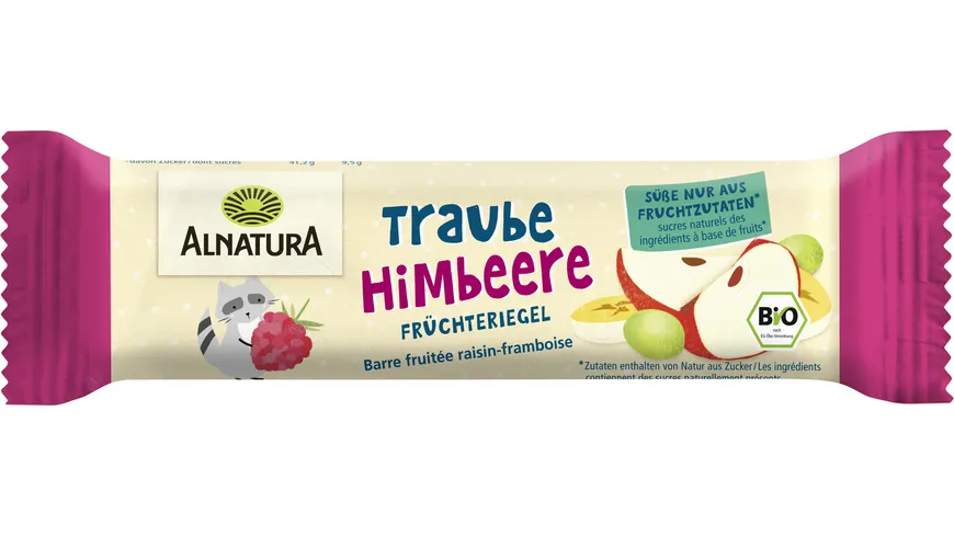 Alnatura Bio Früchteriegel Traube-Himbeere 23 g
