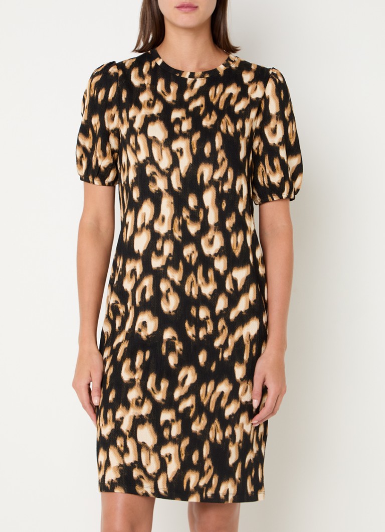 Abito corto Gerry Weber con stampa leopardata e texture