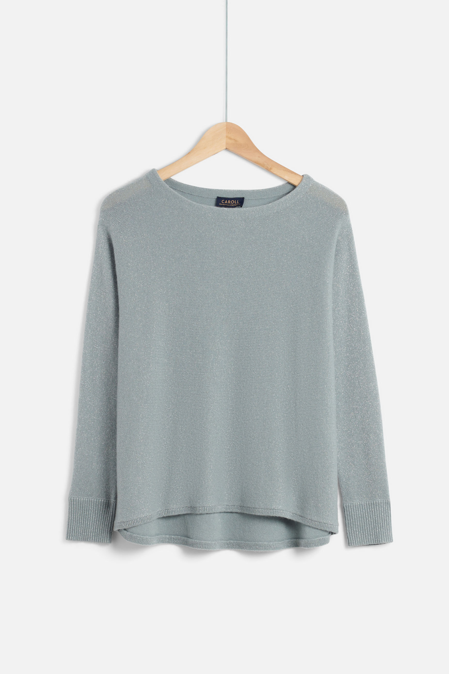 pull amelia lurex vert clair femme