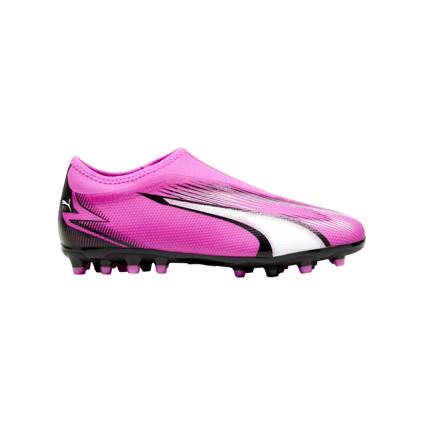 PUMA ULTRA Match LL MG Phenomenal Jr Kids Pink Weiss Schwarz F01