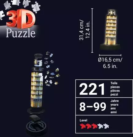 Ravensburger Pisa bei Nacht