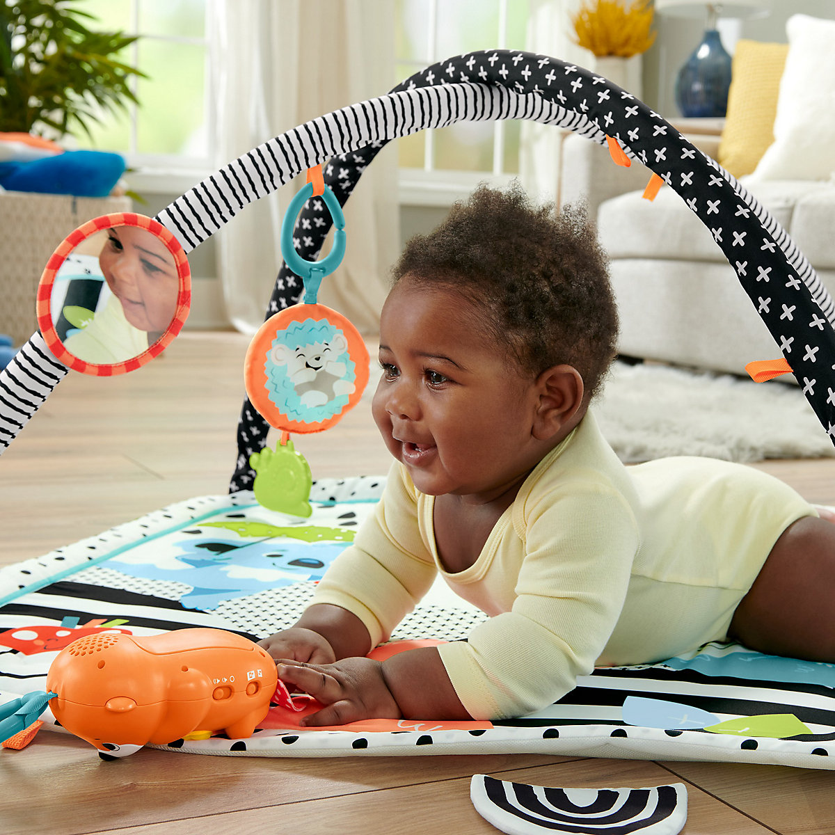 Fisher-Price Tierfreunde Kontrast-Spieldecke