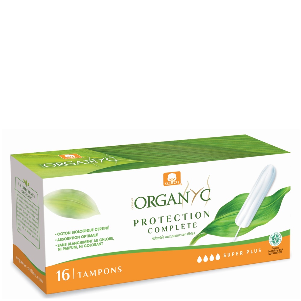organyc TAMPON SUPER PLUS SS APPLIC. 16u protection menstruelle