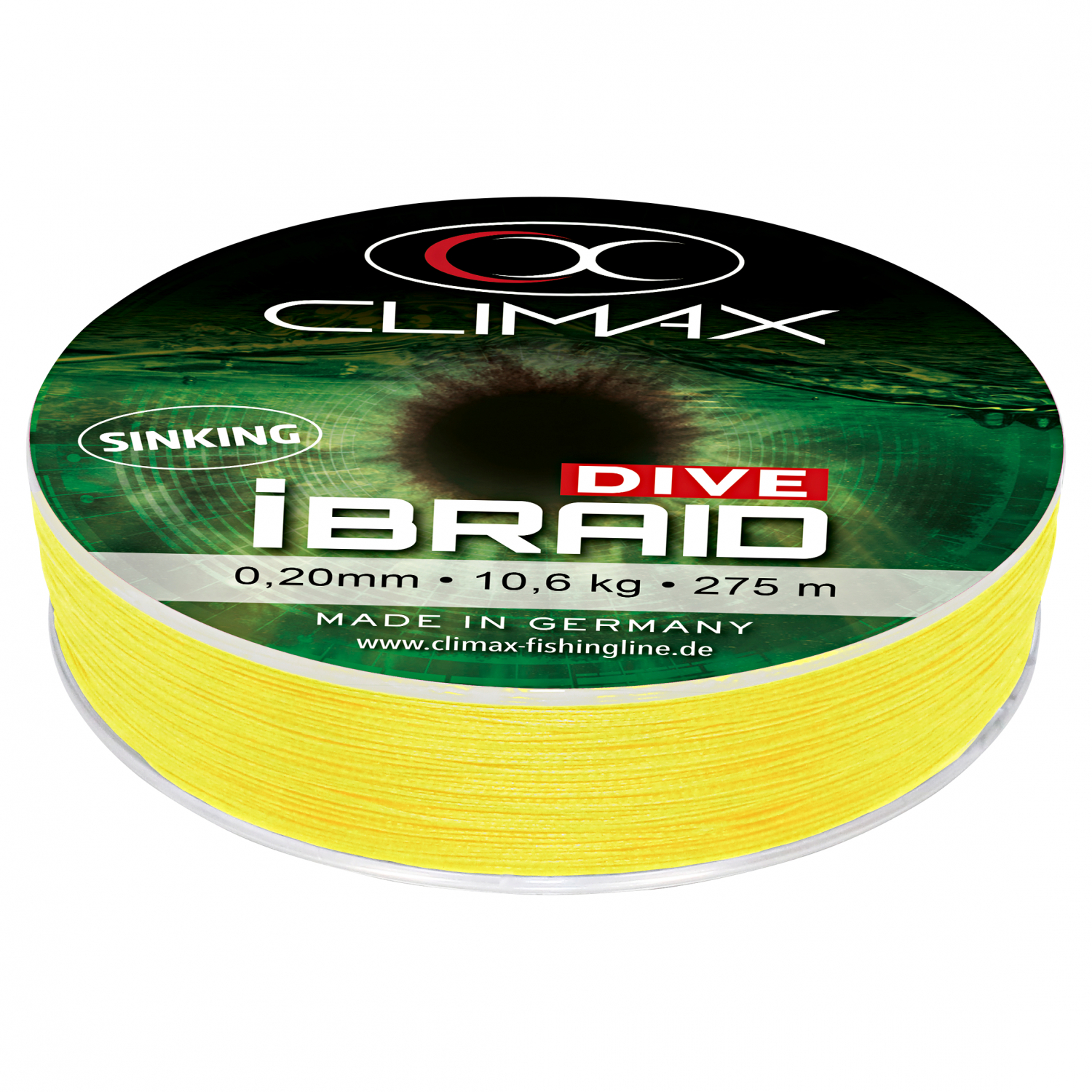 Climax Angelschnur iBraid Dive (gelb)