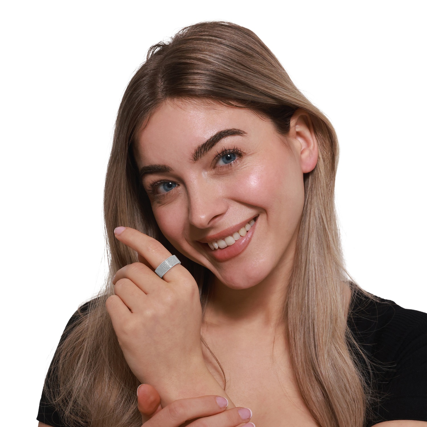 Anillo Alexa de Heideman, color plata pulida