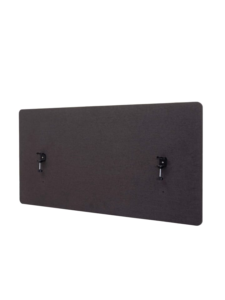 MCW Akustik-Tischtrennwand G75, 60x120cm braun-grau günstig kaufen onesize
