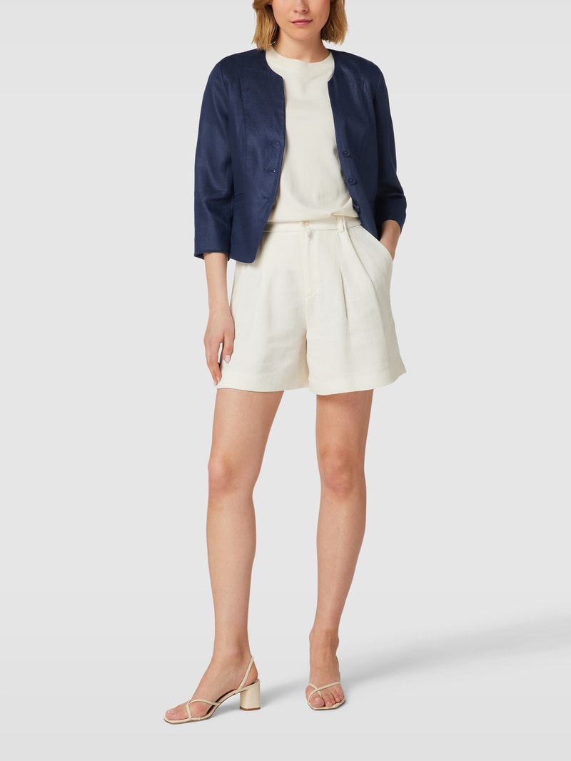 Blazer mit 3/4-Arm in marineblau