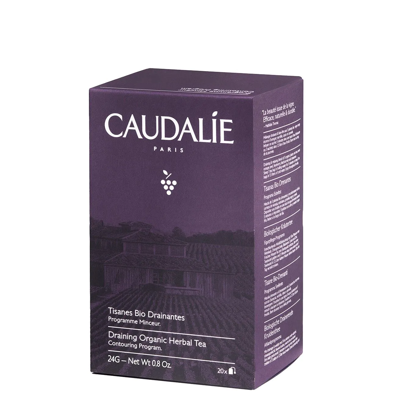 Βιολογικό τσάι βοτάνων Caudalie Vinosculpt Draining