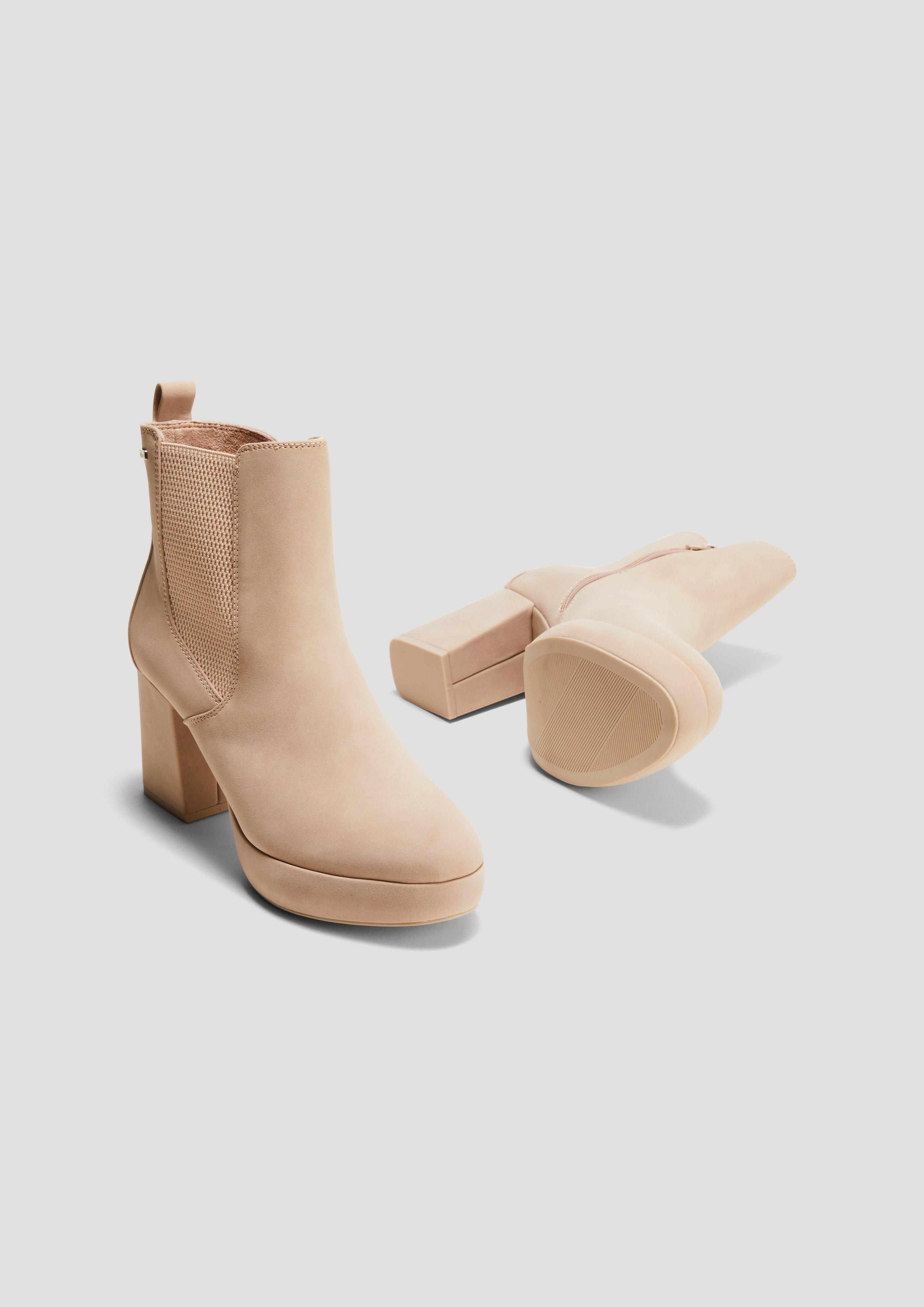 Chelsea Boots mit Blockabsatz  6008301-512