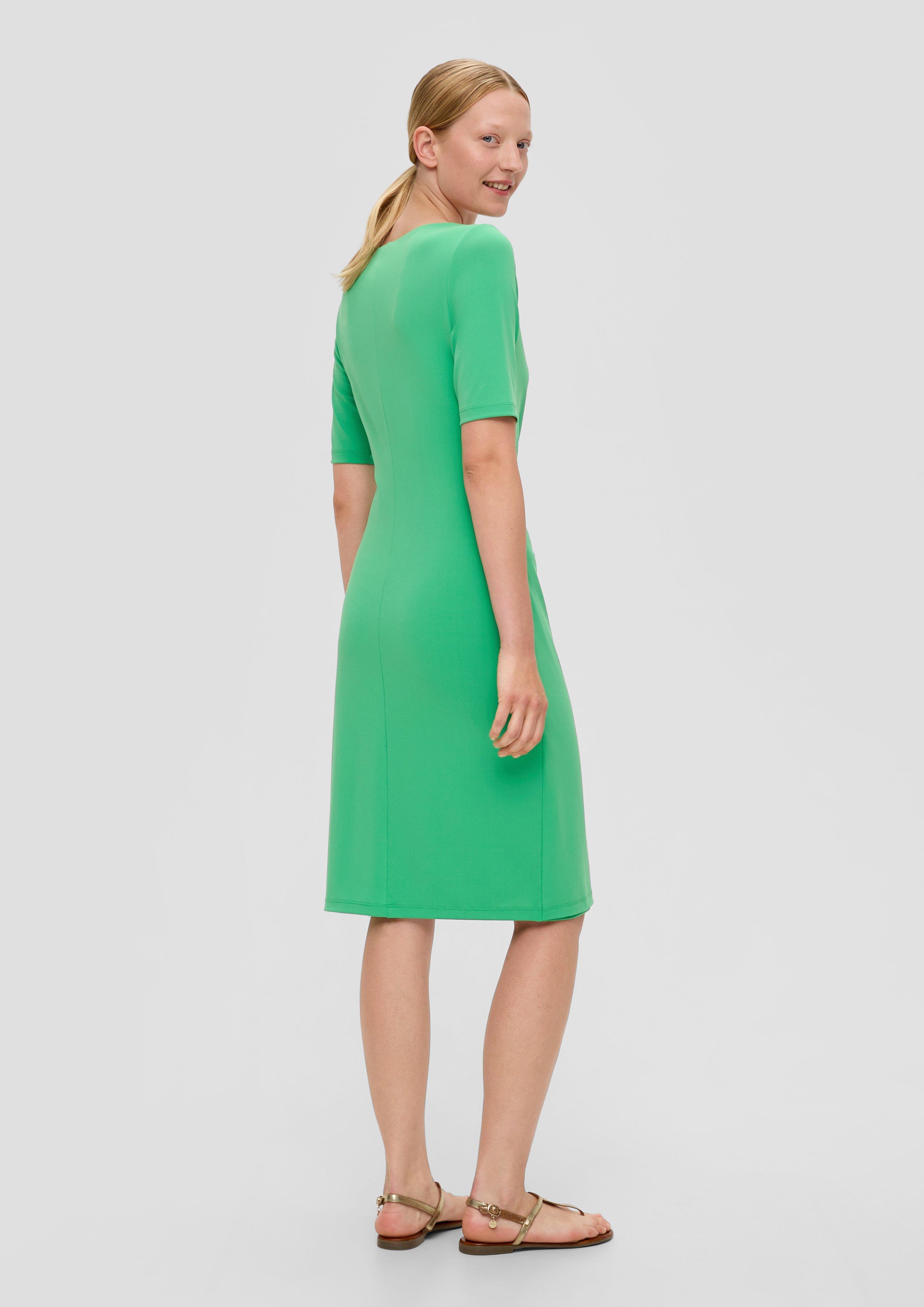 Gerafftes Kleid in Wickel-Optik  2145133-7588