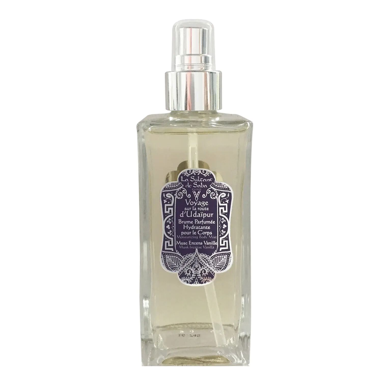 La Sultane de Saba Voyage Sur la Route d'Udaïpur Brume Parfumée Hydratante Corps 200 ml