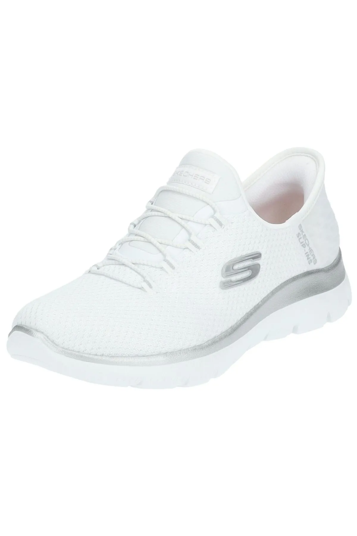 SKECHERS  Sneaker - Weiß - Flacher Absatz