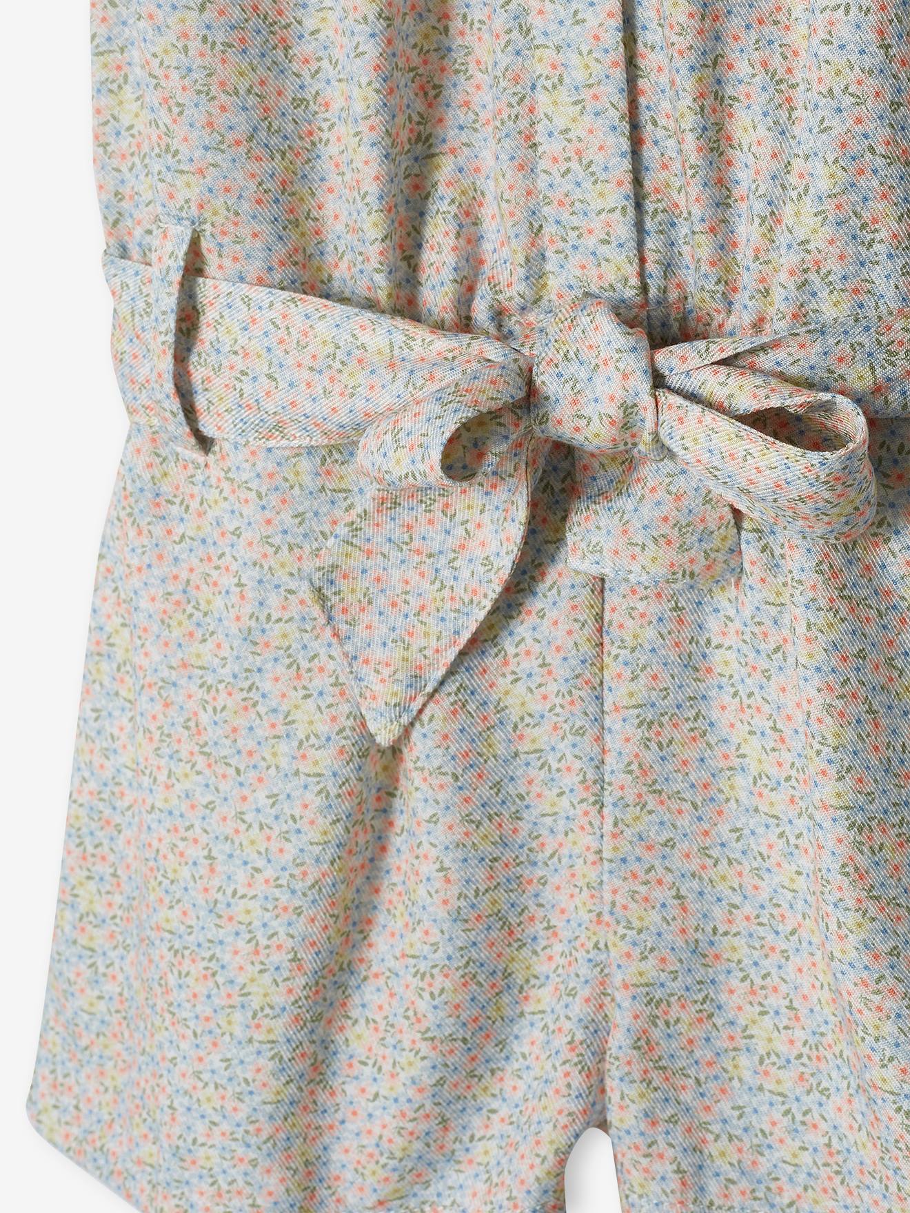 Vertbaudet Kurzer Mädchen Jumpsuit Oeko-Tex - wollweiß