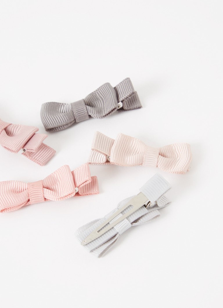Mimi & Lula Martha Bow hair clip in set of 5