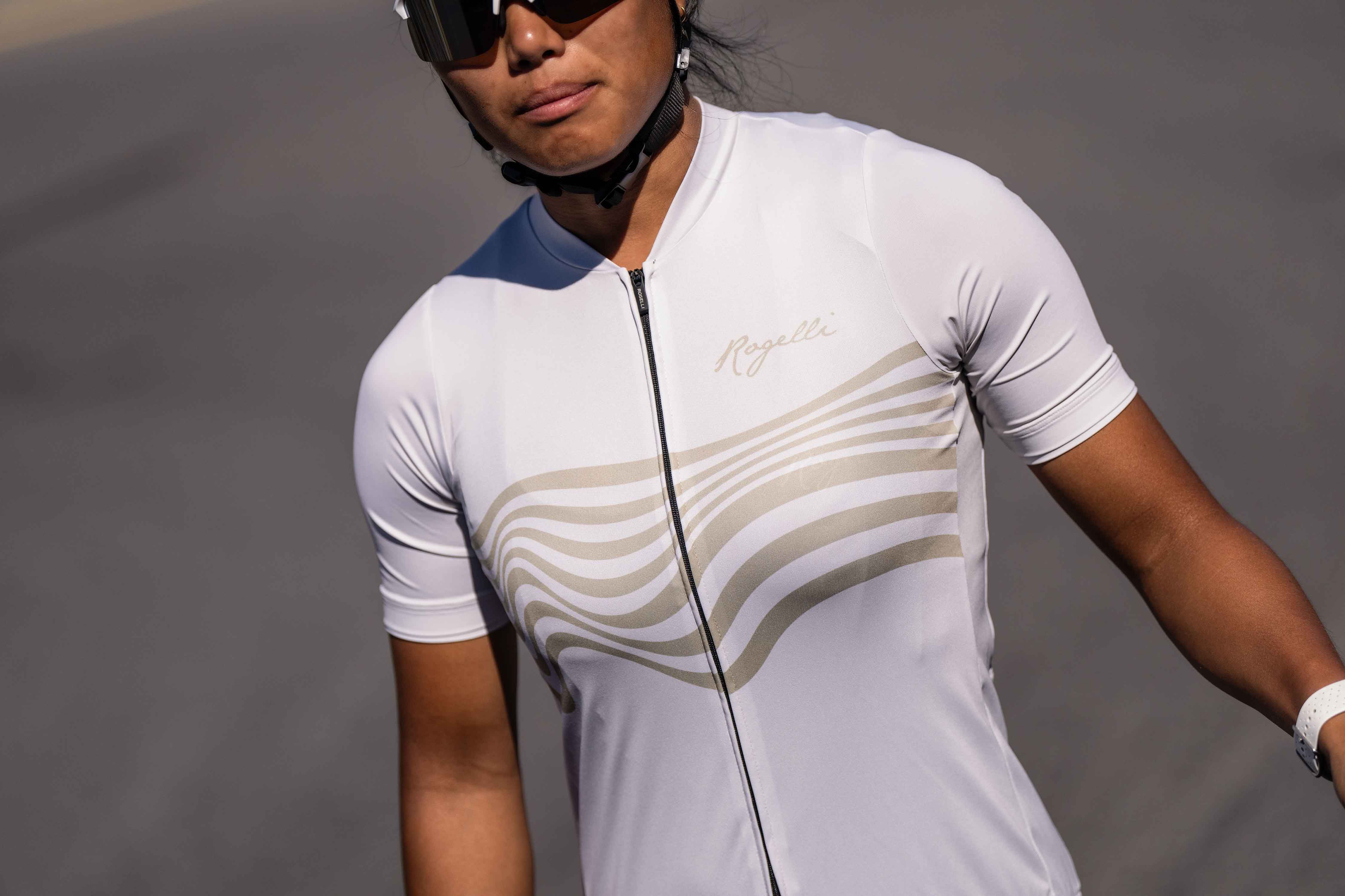 Rogelli Diaga Sand Damen Radtrikot Kurzarm