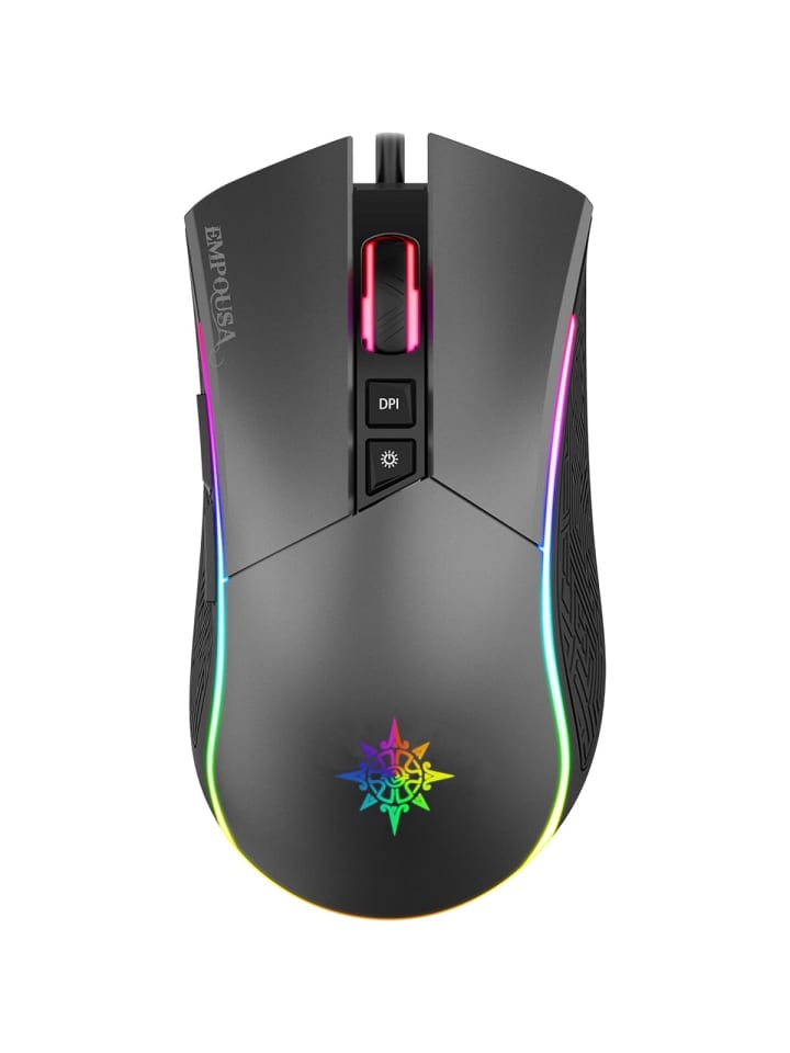Inca INCA IMG-GT19 RGB 7D Makro-Tasten Profiosonelle Gaming-Maus schwarz in schwarz günstig kaufen onesize