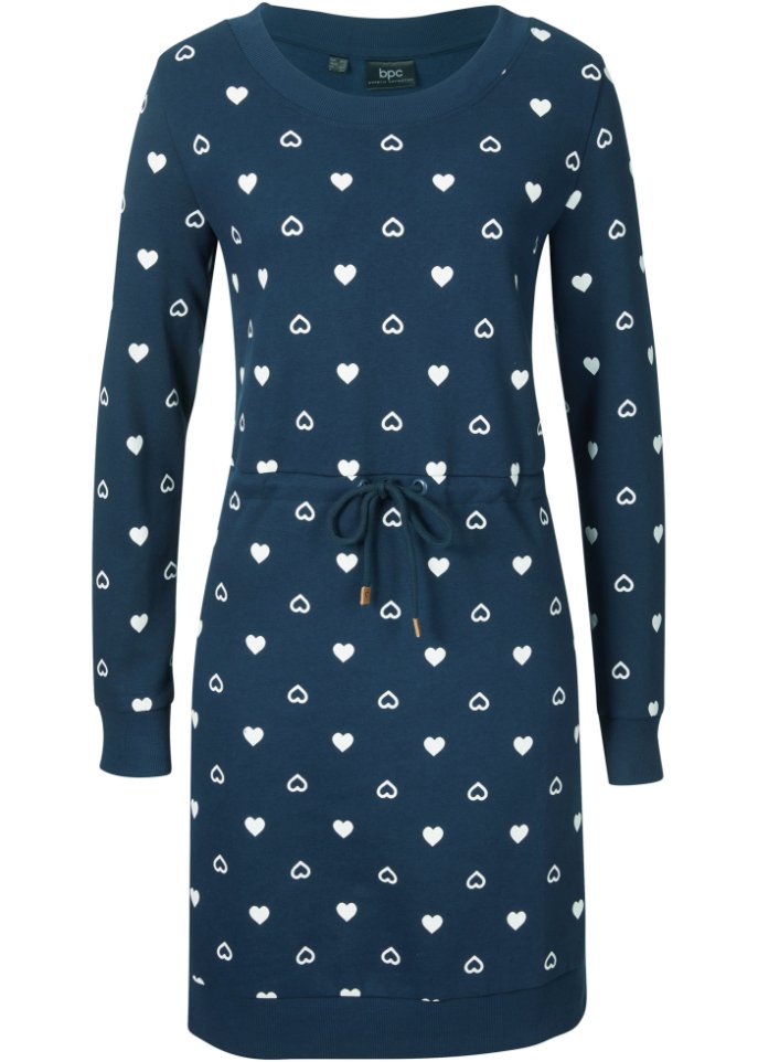 Sweatkleid, tailliert