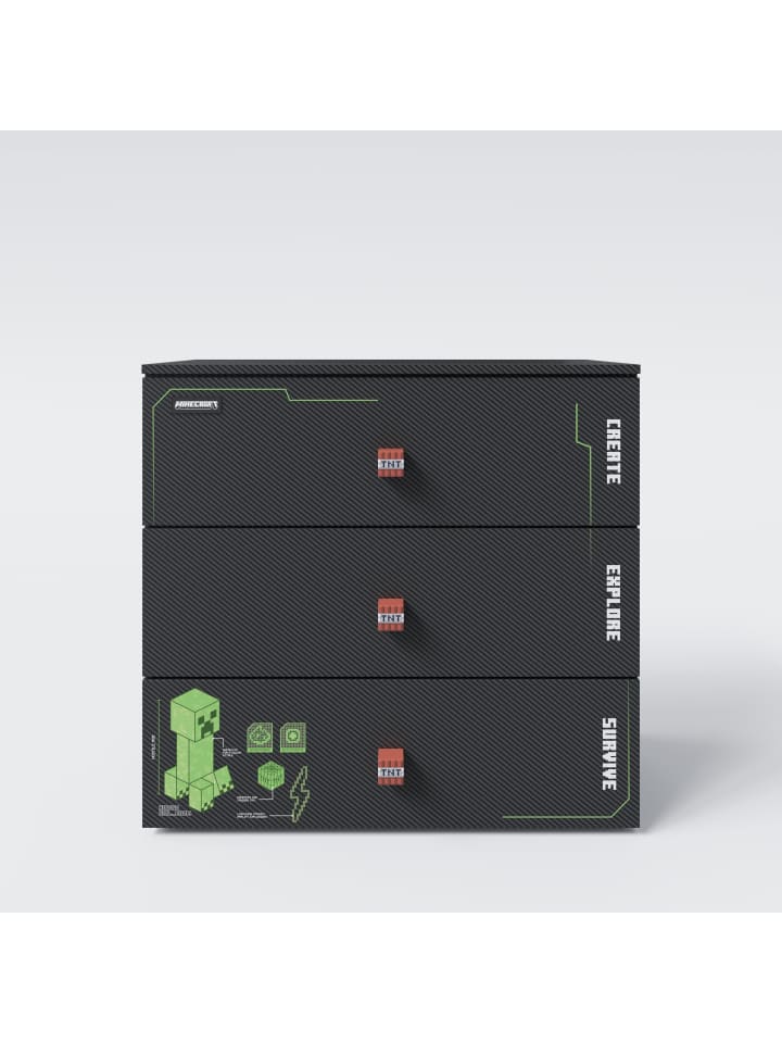Minecraft MINECRAFT - Kommode mit 3 Schubladen günstig kaufen onesize