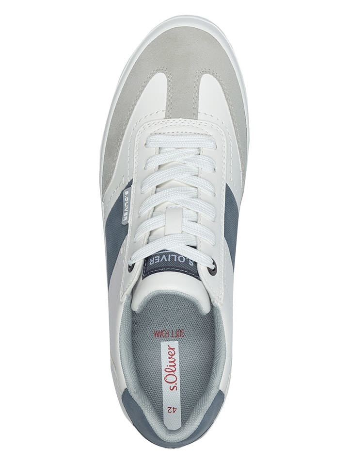 s.Oliver Sneakers in Weiß/ Blau günstig kaufen