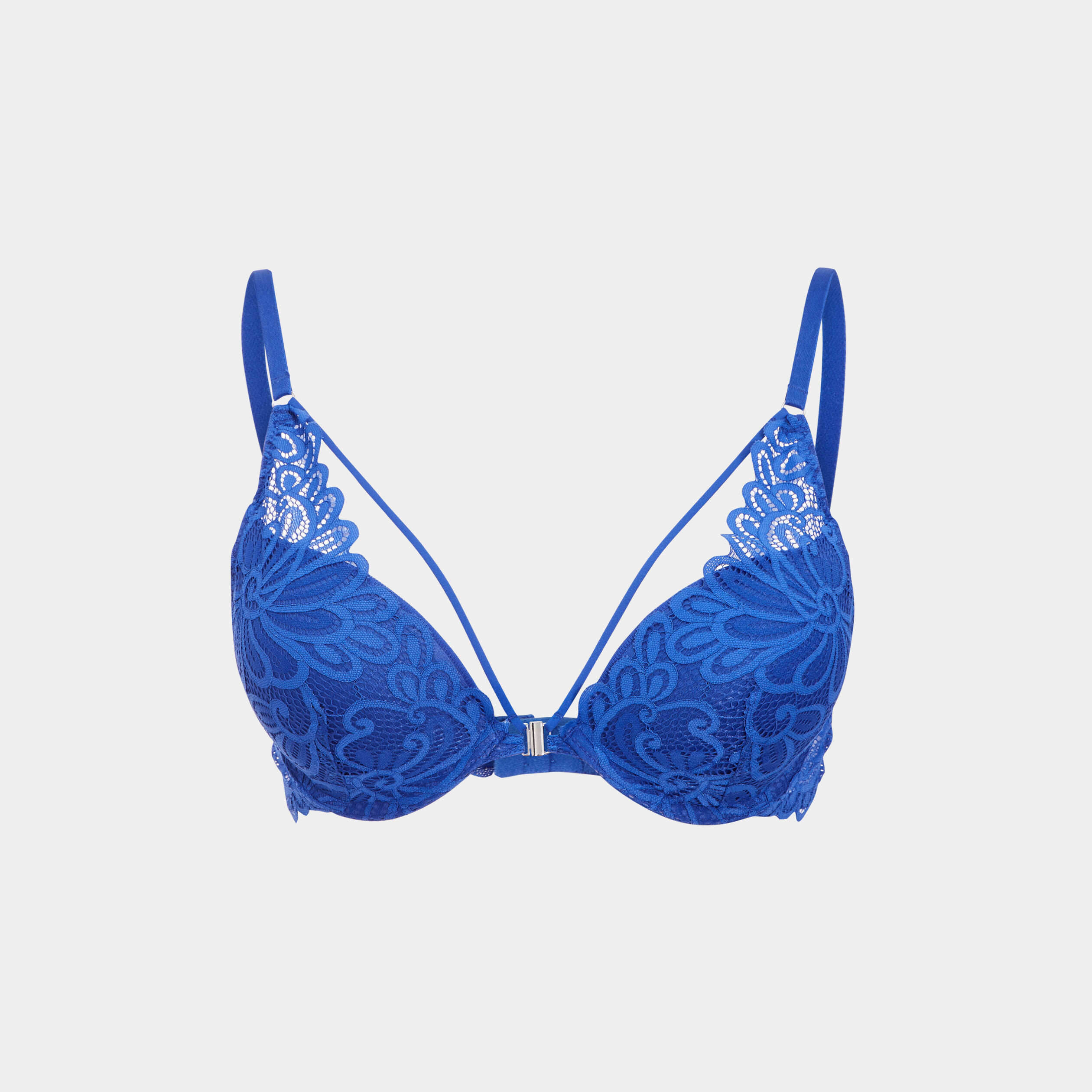 Soutien-gorge maxi push-up bleu electrique femme | La Halle