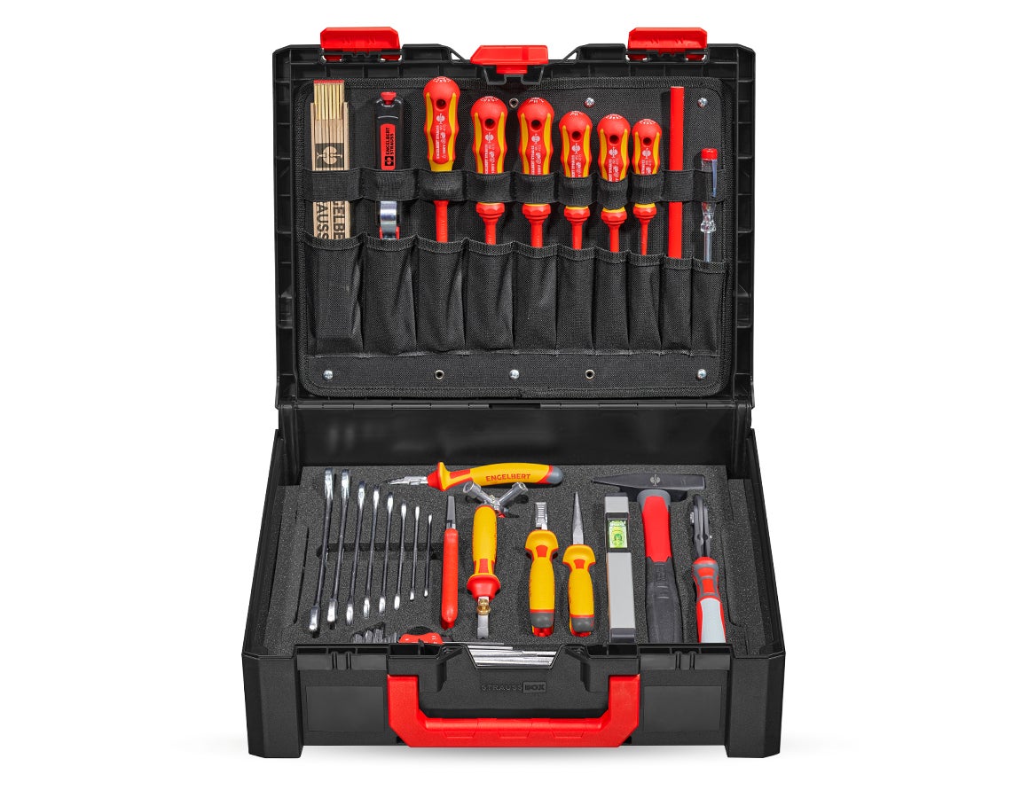 STRAUSSbox Werkzeug-Set 145 Elektro