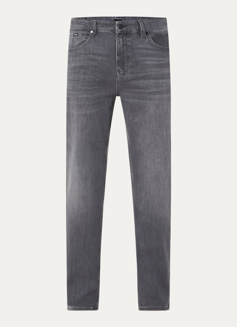 Blugi HUGO BOSS H-Re.Maine slim fit cu efect decolorat