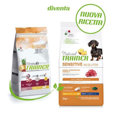 Natural Trainer Sensitive No Gluten Adult Small mit Lamm