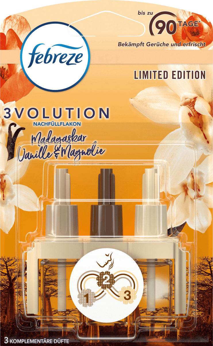 Lufterfrischer Duftstecker 3 Volution Madagaskar Vanille Nachfüllpack, 20 ml