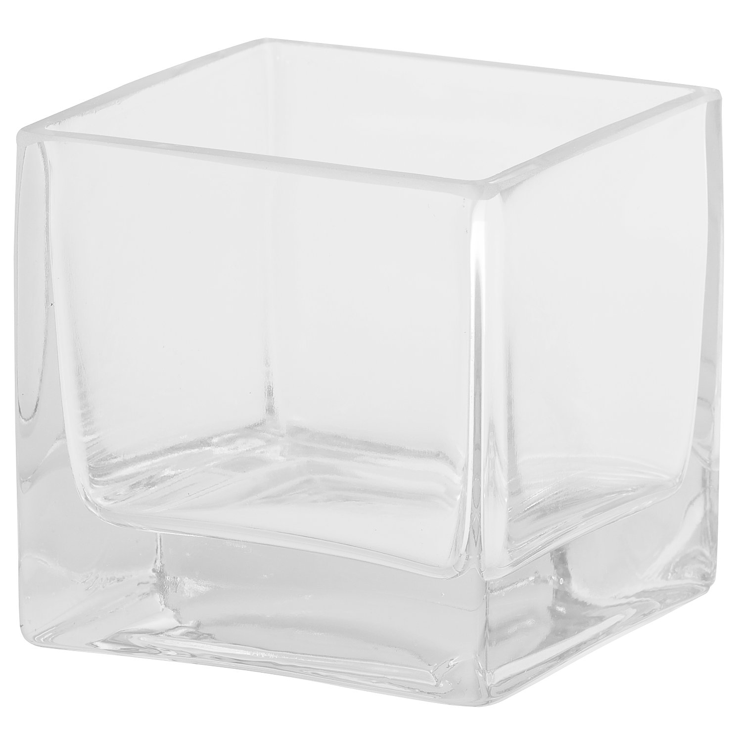 Glaswindlicht, eckig, 10 x 10 x 10 cm