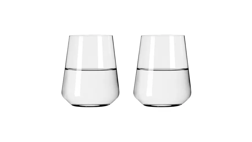 RITZENHOFF Wasserglas Lichtweiss  2er #1 N. Niggemeier H22