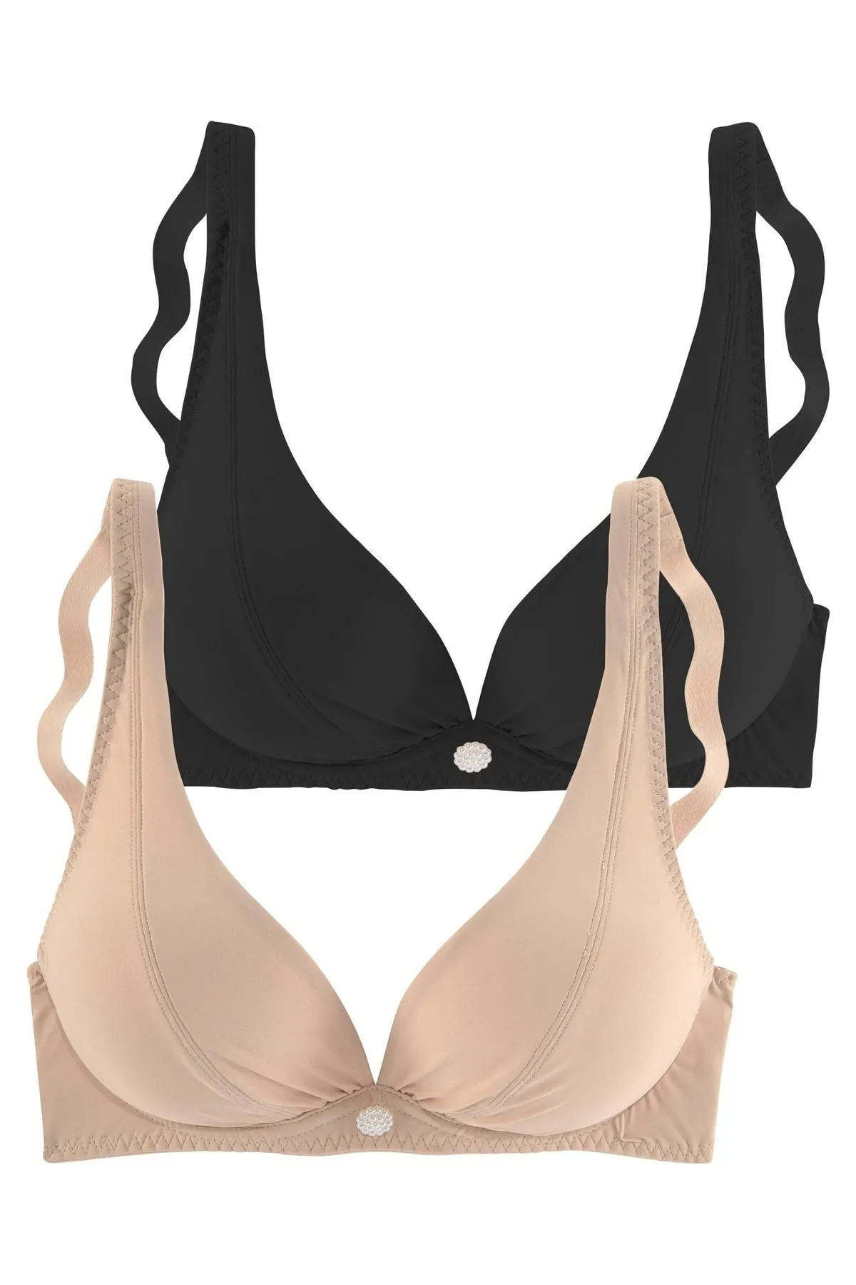 PETITE FLEUR  BH - Schwarz - Unifarben