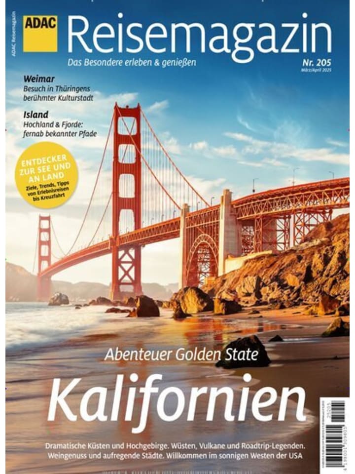 Hubert Burda Media 7 x ADAC REISEMAGAZIN Zeitschrift (Gutschein für Jahres Abo) günstig kaufen onesize