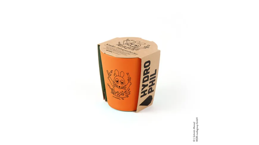 HYDROPHIL Zahnputzbecher Maus Orange