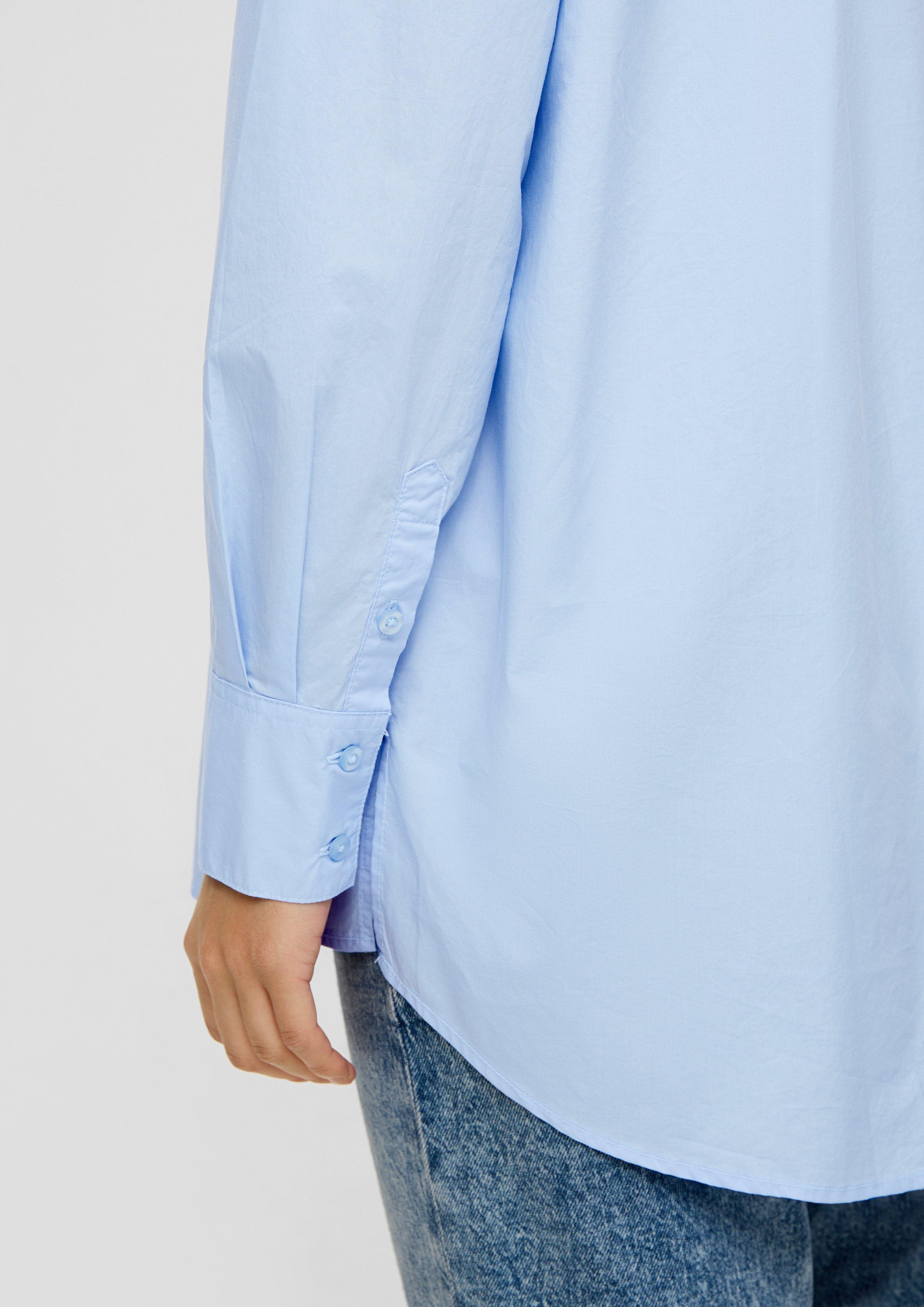 Baumwollbluse mit verlängertem Rückensaum  2139908-5061
