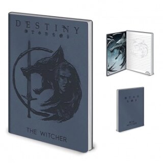 Pyramid A5 Premium Notizbuch - The Witcher (The Sigils And The Wolf)