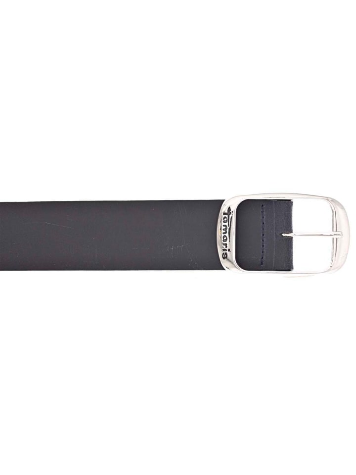 Tamaris Gürtel Leder in nachtblau günstig kaufen 75 cm