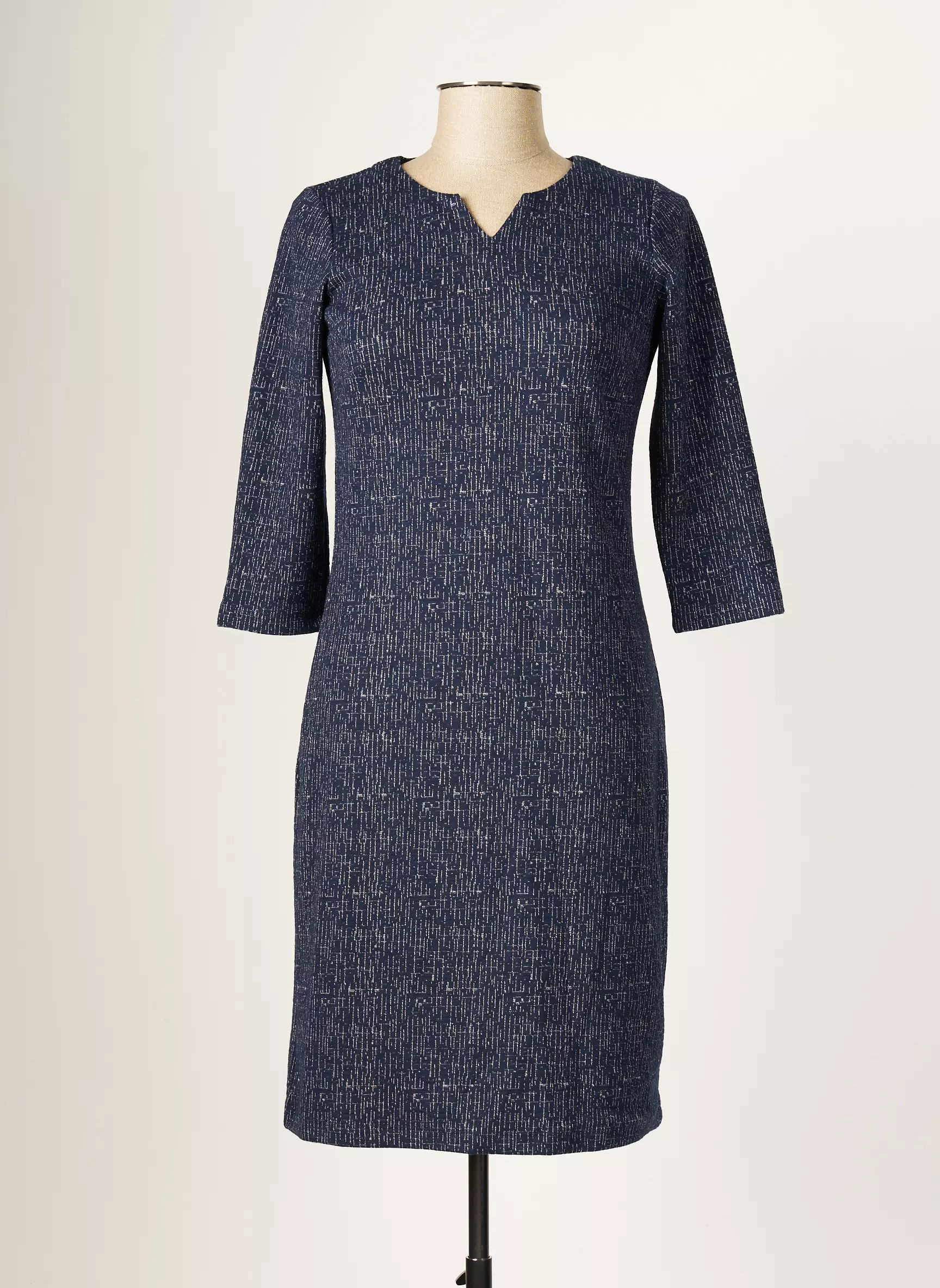 Damart Robes Mi Longues Femme couleur bleu