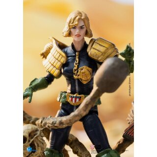 2000 AD Exquisite Mini Actionfigur 1/18 Judge Dredd Judge Anderson VS The Dark Judges 10 cm