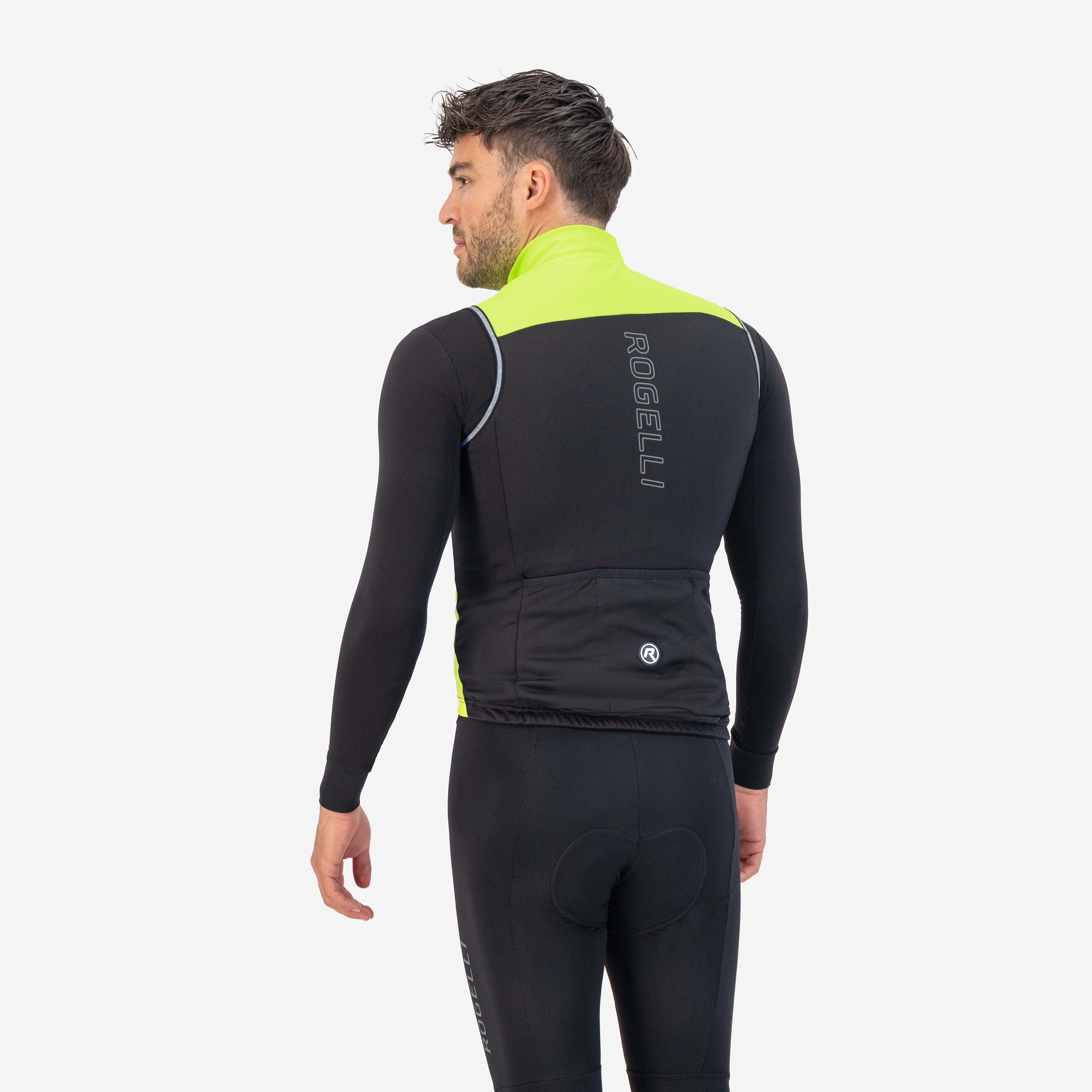 Rogelli Essential Fluor Herren Fahrradweste