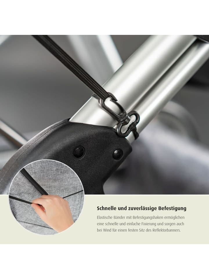 Reer MyBuddyGuard Kinderwagen-Reflektor-Banner in Weiß ab 0 Monate günstig kaufen onesize