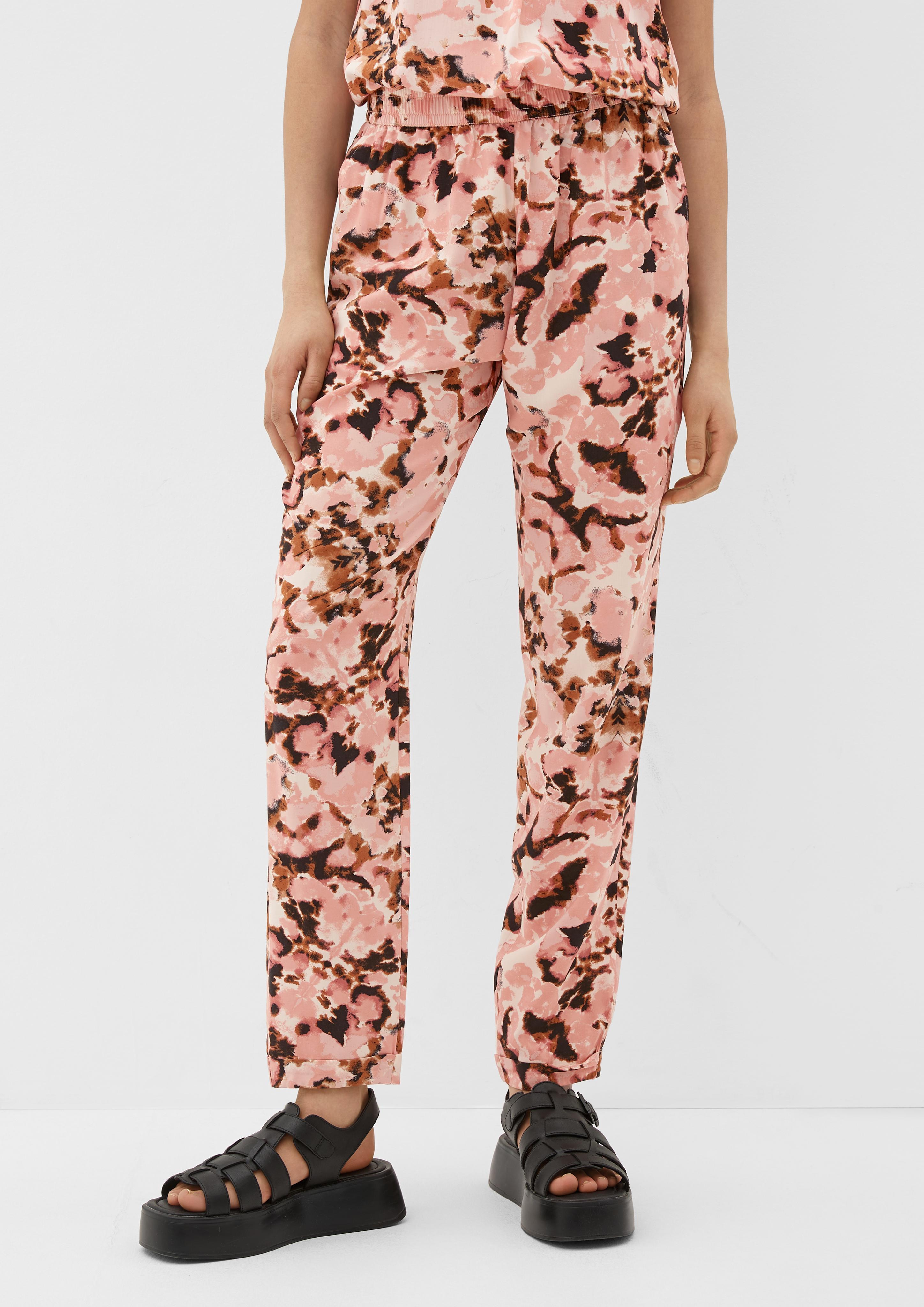 Loose: Hose mit Allover-Print  2131199-20A3
