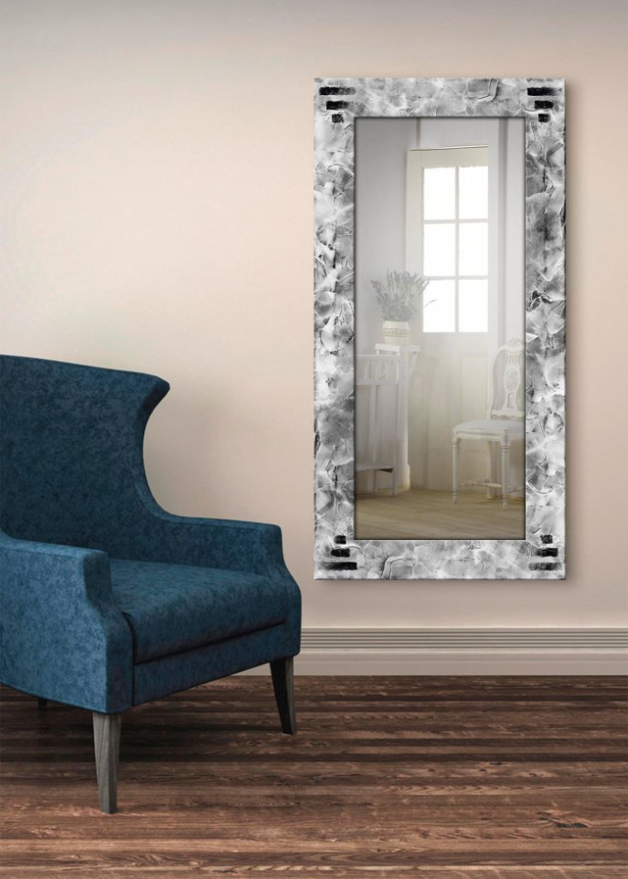 Wandspiegel im Ying & Yang Design