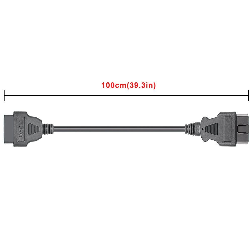 AN-DANNV OBD2-Diagnosegerät Verlängerung für Kfz Scanner 100cm 16Pin