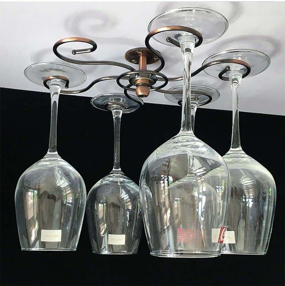 DRSEON Gläserhalter Gläserhalter Weinglasregal Weinbecherhalterhaushalt Hängender, 1-tlg.