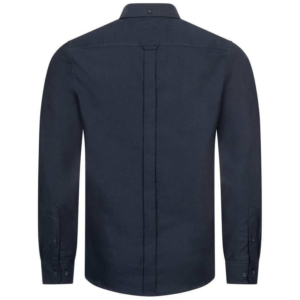 BEN SHERMAN Oxford Herren Langarm Hemd 0076260-DARK NAVY
